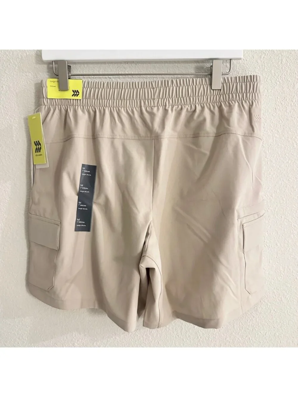 all in motion Beige Cargo Drawstring Men's Shorts Size M Men